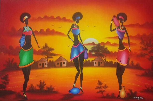 mujeres de la ardea Oil Canvas Landscaping