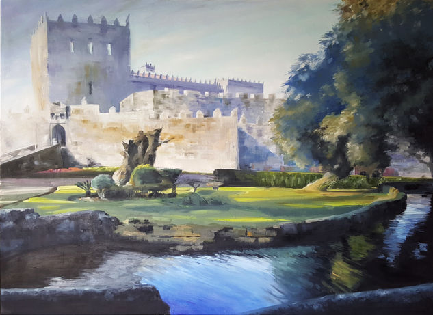 Entorno y Castillo de Soutomaior Oil Canvas Landscaping