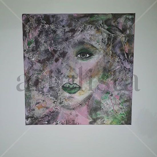 Brigitte facio Acrylic Canvas Portrait