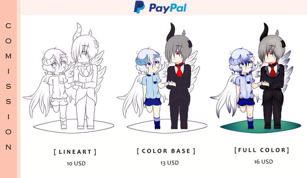 Comisiones en Pareja | Chibis