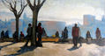 Desde San Nicolás (Mirador de San Nicolás, Granada) 100x150cm