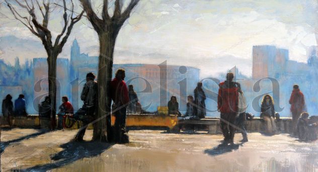 Desde San Nicolás (Mirador de San Nicolás, Granada) 100x150cm