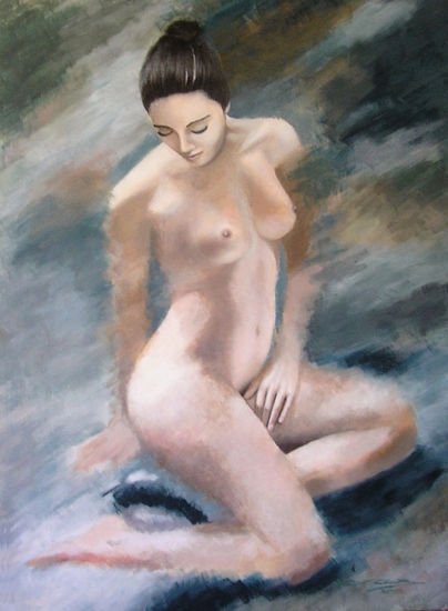 NU Acrylic Others Nude Paintings