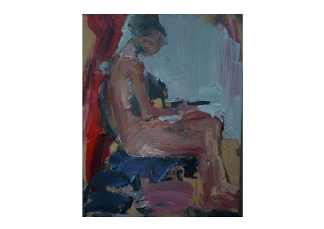 apunte de modelo Oil Panel Nude Paintings