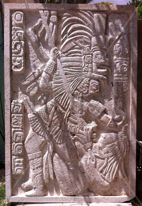 ESCULTURA MAYA,...