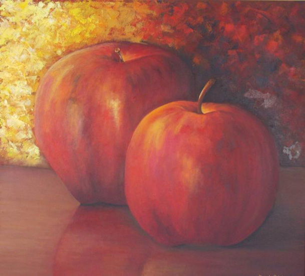 Manzanas Oil Canvas Still Life Paintings