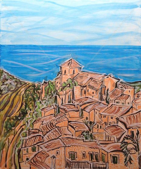 View of Deya, Mallorca