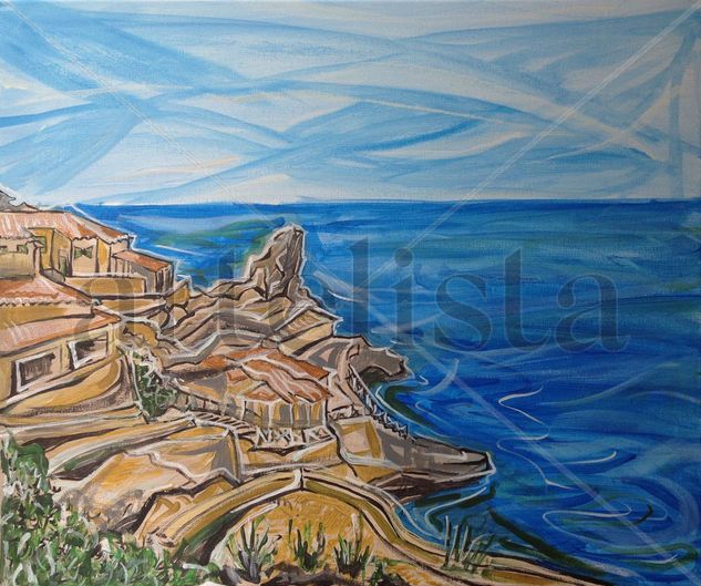 Esporles, Mallorca Acrylic Canvas Landscaping