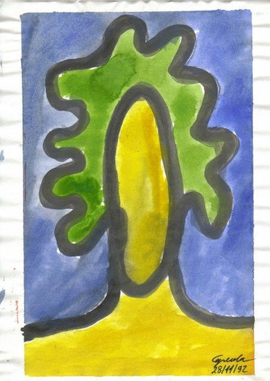 TORSO AMARILLO Y VERDE,1992 