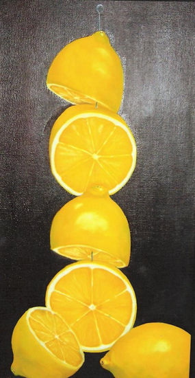 limones Oil Canvas Still Life Paintings