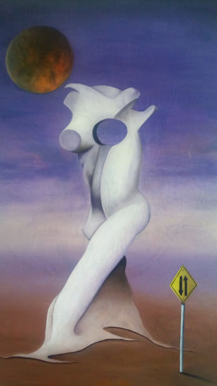 Cuerpo surrealista Óleo Tabla Figura