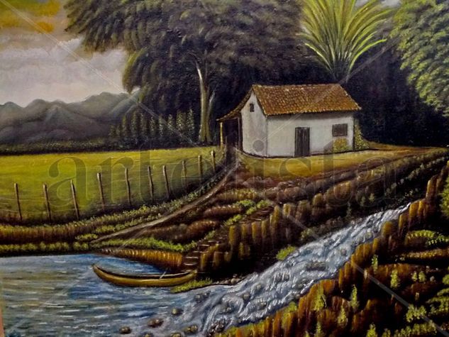 oleo 002 Oil Canvas Landscaping