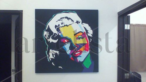 M. Monroe Acrylic Canvas Others