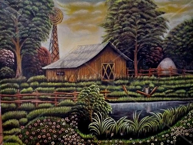 OLEO 007 Oil Canvas Landscaping