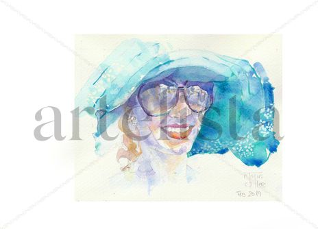 Señora con gafas de...