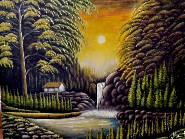 OLEO 009 Oil Canvas Landscaping