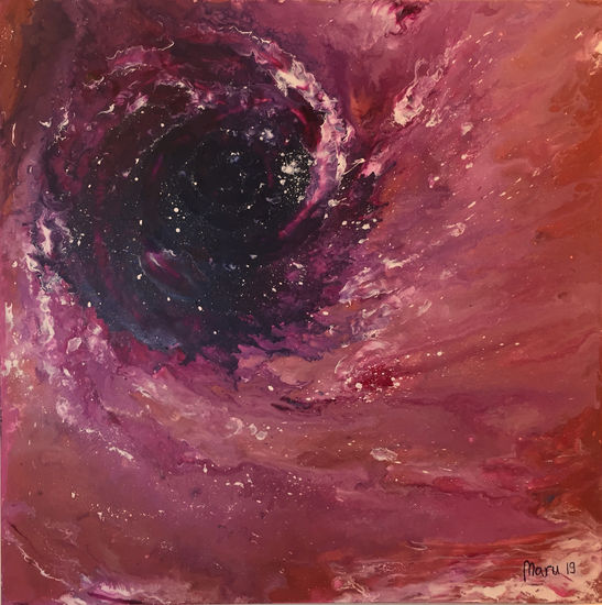 Black Hole Acrylic Canvas Others