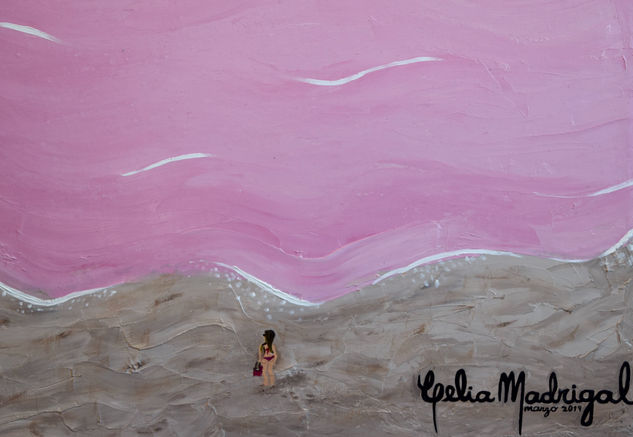 las Coloradas Óleo Lienzo Marina