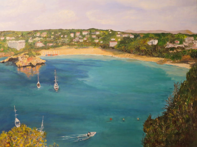 Menorca - Cala Galdana Oil Canvas Landscaping