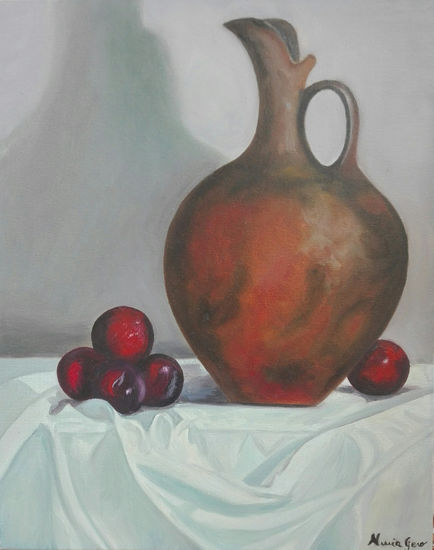 Bodegón andaluz Oil Canvas Still Life Paintings