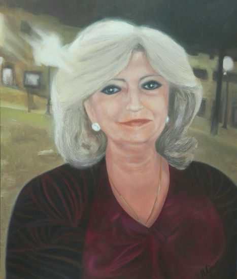 Mirada maternal Oil Canvas Portrait