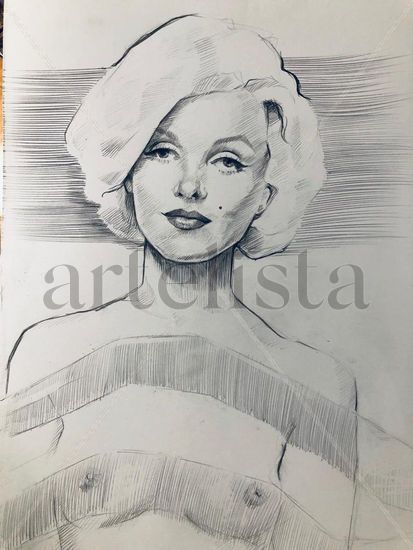 Colección Marilyn. Lápiz