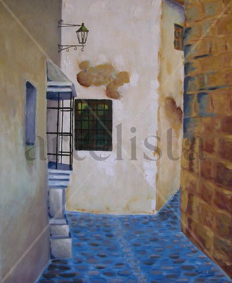 Calle de Ronda Oil Canvas Landscaping