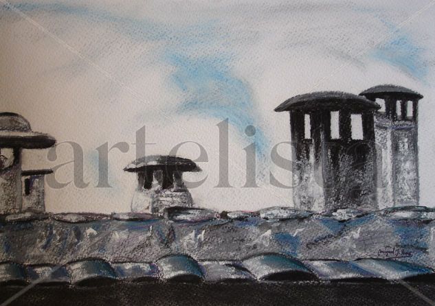 Chimeneas de Capileira Mixed Media