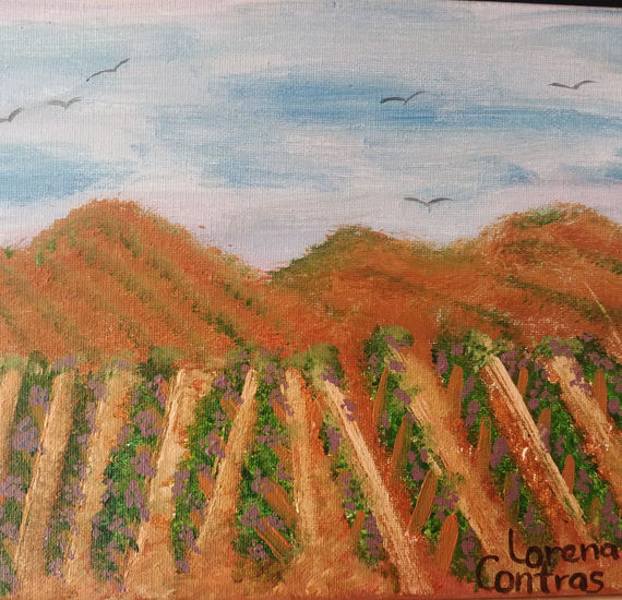 Viñedos Acrylic Canvas Landscaping