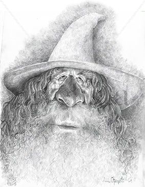 Gandalf Ian McKellen Pencil