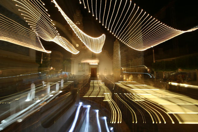 la plaza engalanada