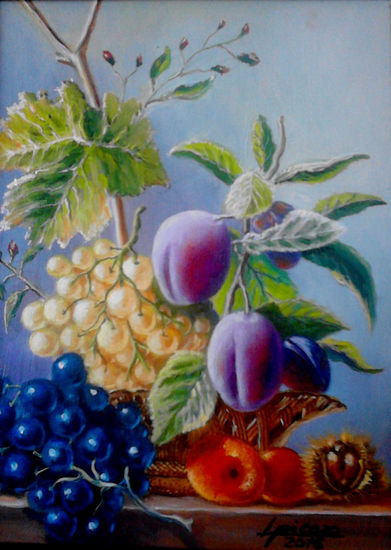 bodegon4 23x18 Oil Panel Still Life Paintings