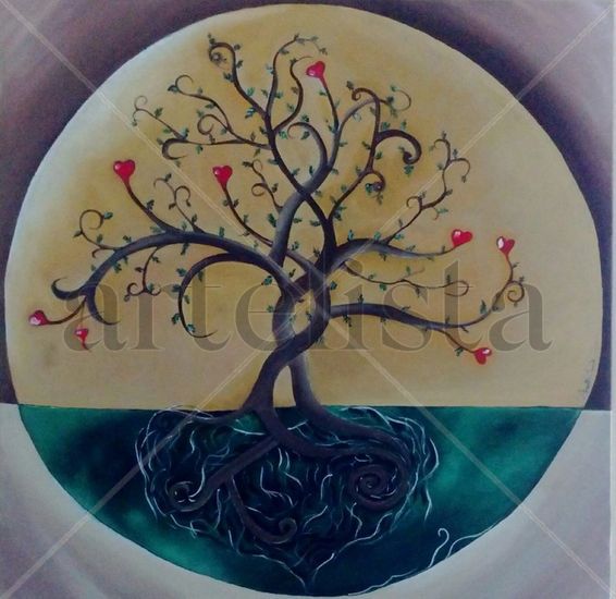 arbol de la vida Oil Canvas Landscaping