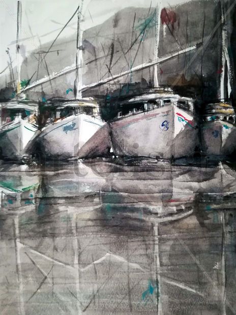 Barcos en el puerto...