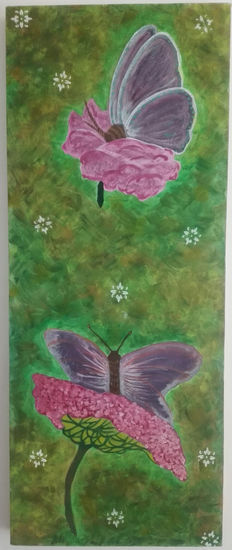 Mariposas Acrylic Canvas Animals