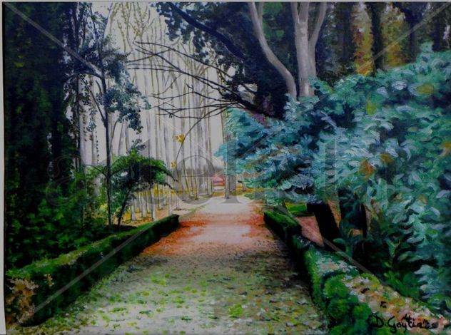 Camino del labrador. jardines de Aranjuez