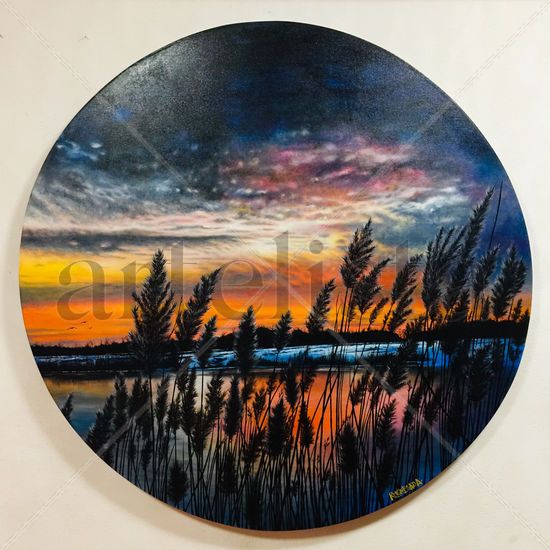 Atardecer Acrylic Canvas Landscaping