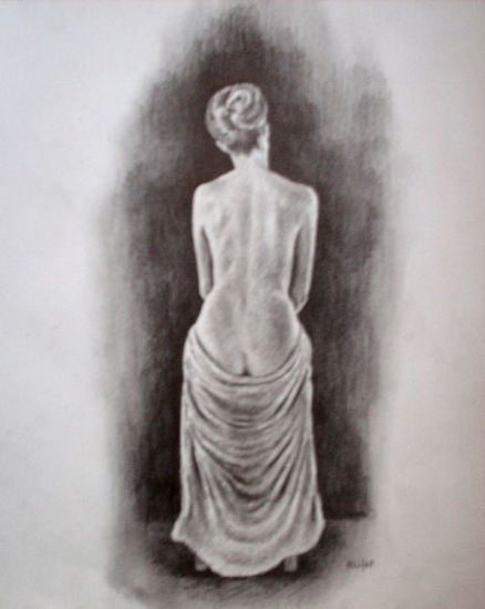 venus sentada Pencil