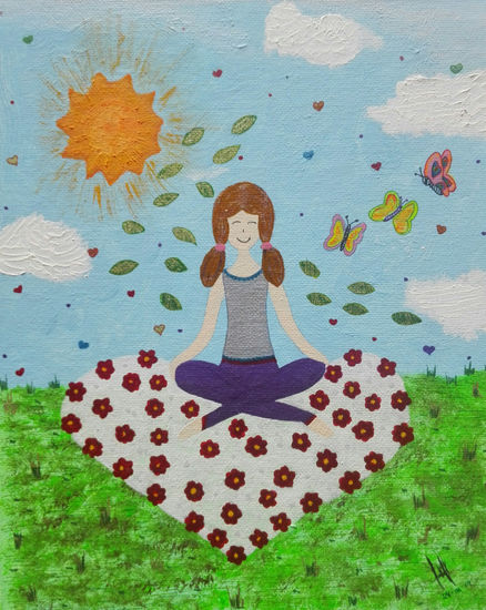 Meditando Acrylic Canvas Others