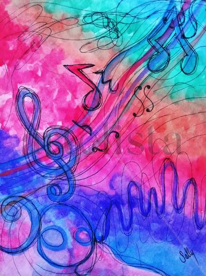 MÚSICA COLOR Watercolour Paper Others