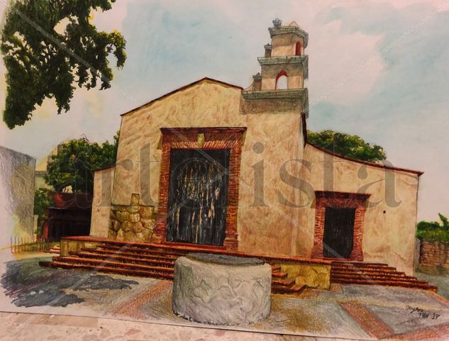 Hermita san anton Mixed Media