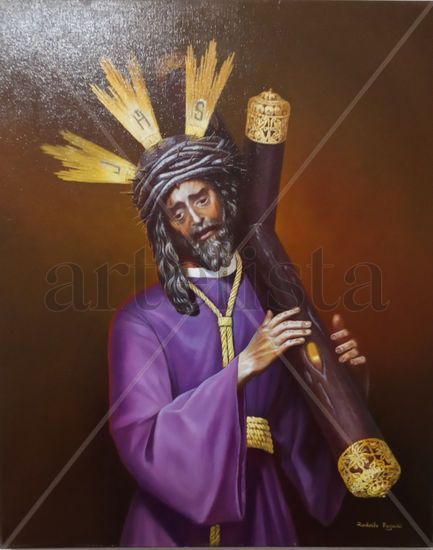 Jesus Del gran poder Óleo Lienzo Figura