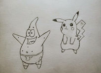 Pikachu y Patricio