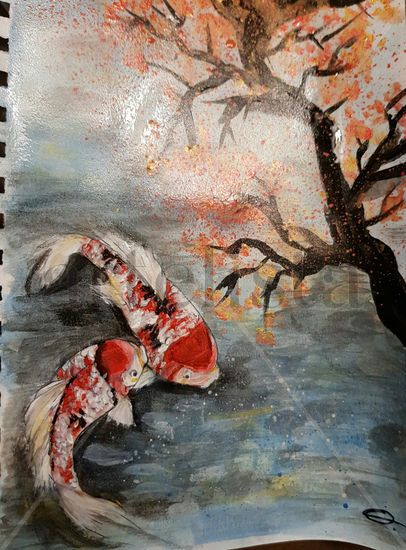 Koi Acrylic Paper Animals