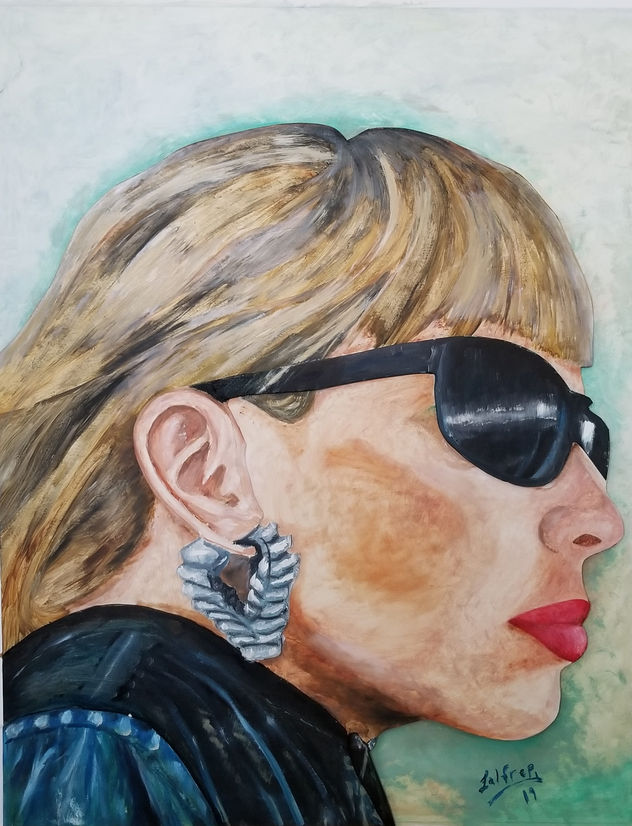 Mujer con impetu de volar
