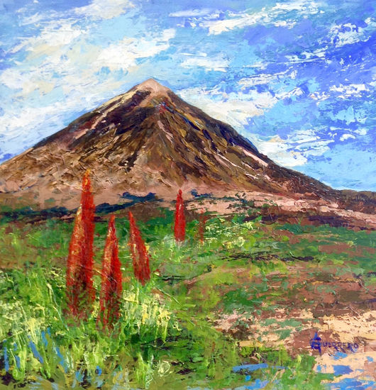 Tajinastes Acrylic Canvas Landscaping