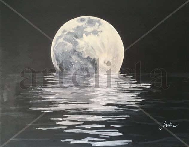 Reflejo de la luna llena