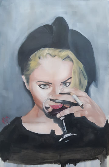 Bella Donna Oil Canvas Portrait