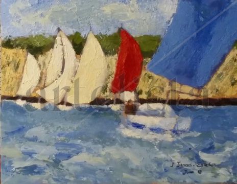 Regata en el Abra