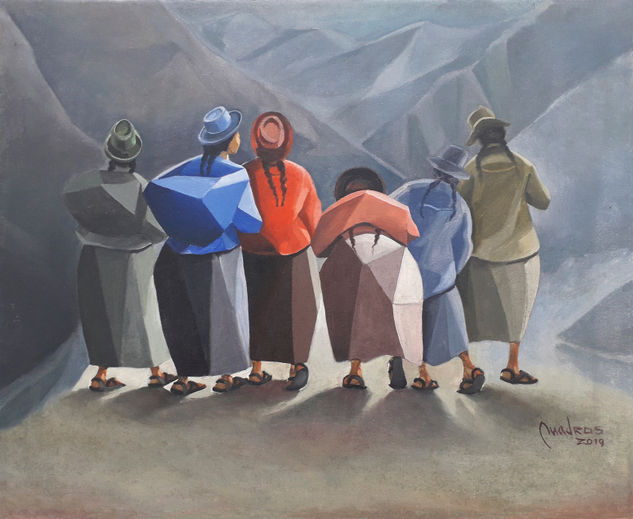 mujeres Oil Canvas Figure Painting